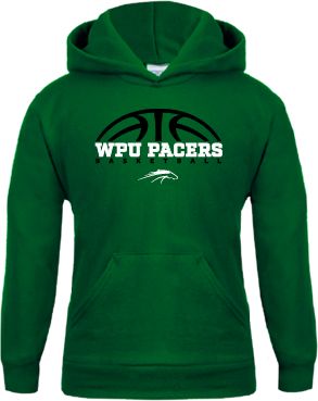 William Peace Youth Fleece Hoodie Basketball Half Ball Design - ONLINE ONLY