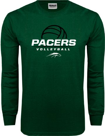 William Peace Long Sleeve T Shirt Pacers Volleyball Stacked - ONLINE ONLY