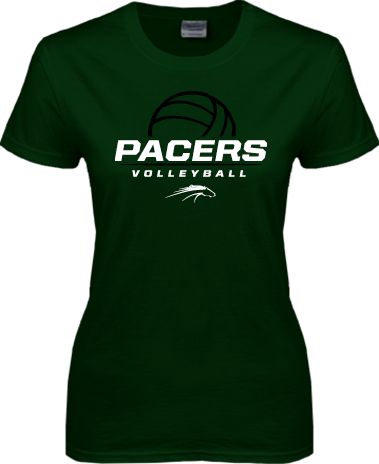 William Peace Ladies T Shirt Pacers Volleyball Stacked - ONLINE ONLY