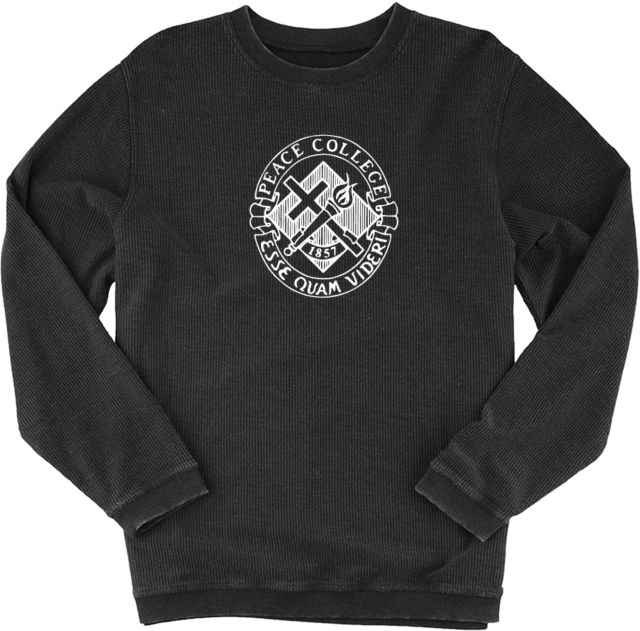 William Peace Boxercraft Womens Corded Crew Peace College Emblem - ONLINE ONLY