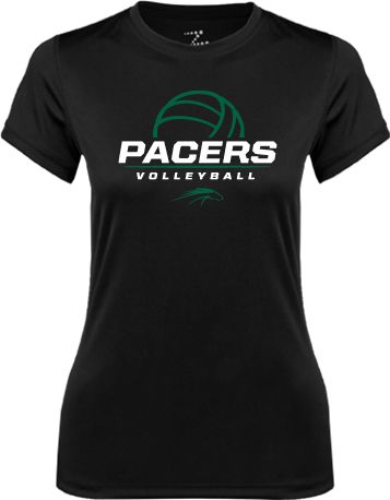 William Peace Ladies Syntrel Performance Tee Pacers Volleyball Stacked - ONLINE ONLY