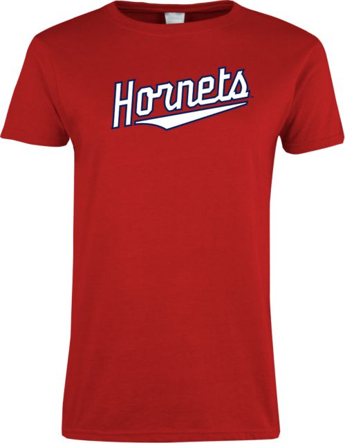 Shenandoah Ladies T Shirt SU Hornets Script - ONLINE ONLY