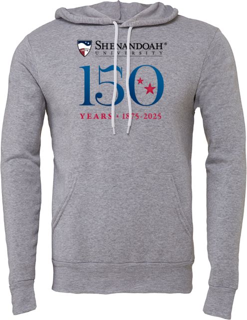Shenandoah Bella + Canvas Fleece Hood Shenandoah - 150 years Stacked - ONLINE ONLY