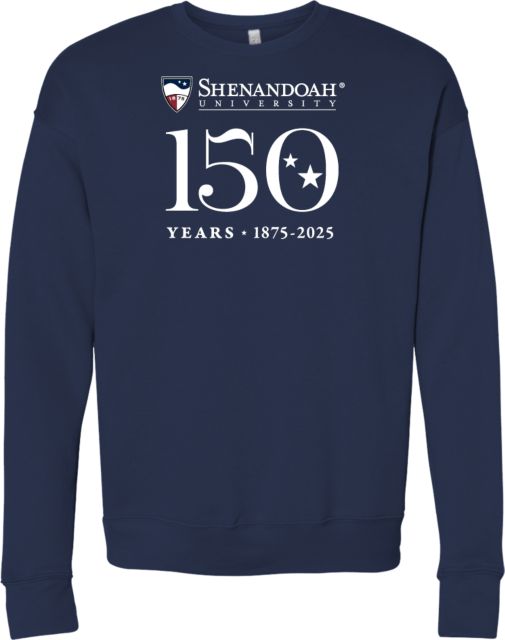 Shenandoah Bella + Canvas Fleece Crew Shenandoah - 150 years Stacked - ONLINE ONLY