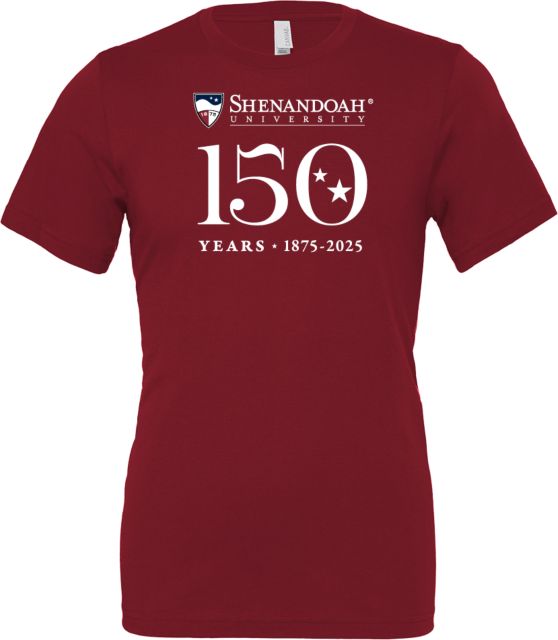 Shenandoah Bella + Canvas Jersey Cotton T Shirt Shenandoah - 150 years Stacked - ONLINE ONLY