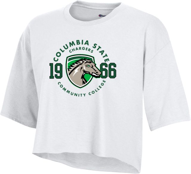 Columbia State CC Champion Crop Tee Columbia state community college Chargers 1966 - ONLINE ONLY