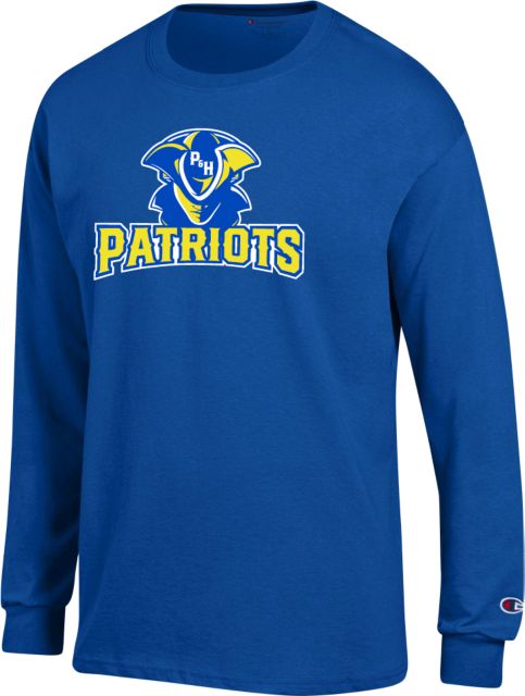 Patrick Henry Champion Long Sleeve T Shirt Patriots -  ONLINE ONLY