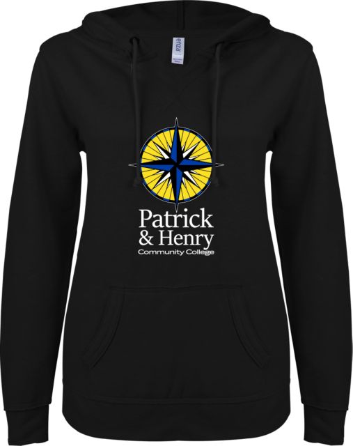 Patrick Henry ENZA Womens V Notch Raw Edge Fleece Hoodie Patrick and Henry Stacked -  ONLINE ONLY