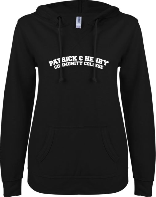 Patrick Henry ENZA Womens V Notch Raw Edge Fleece Hoodie Patrick and Henry Arched -  ONLINE ONLY