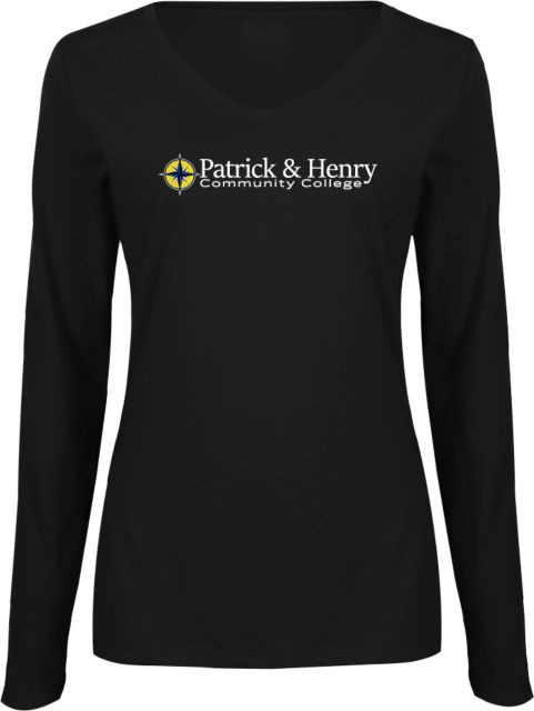 Patrick Henry Womens Long Sleeve V Neck Tee Patrick and Henry Flat Mark -  ONLINE ONLY