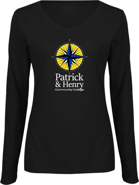 Patrick Henry Womens Long Sleeve V Neck Tee Patrick and Henry Stacked -  ONLINE ONLY