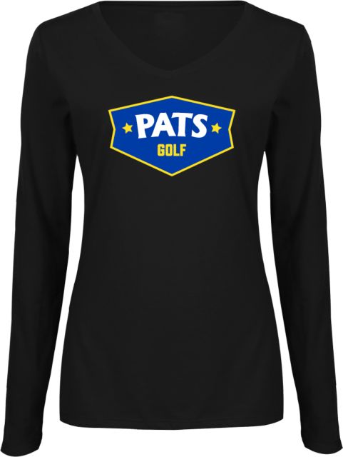 Patrick Henry Womens Long Sleeve V Neck Tee Pats Golf -  ONLINE ONLY
