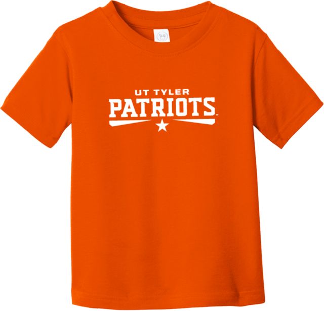 UT Tyler Toddler Orange T Shirt UTT Patriots - ONLINE ONLY