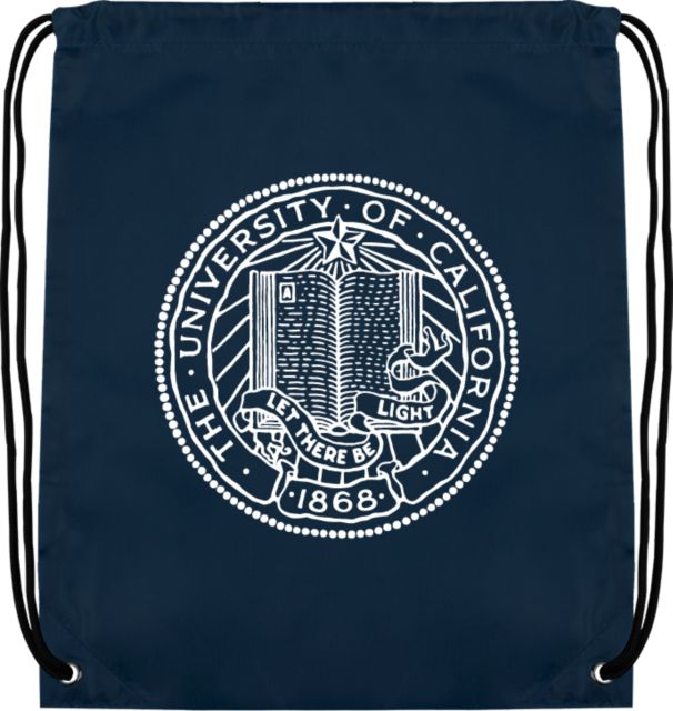 UCSF Drawstring Backpack The University of California 1868 Seal