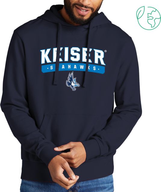 Keiser Allmade Organic French Terry Pullover Hoodie Keiser University Stacked - ONLINE ONLY