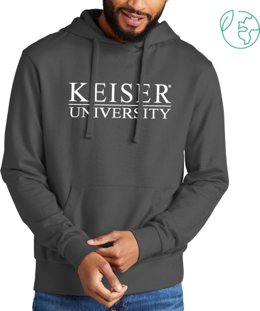 Keiser Allmade Dark Organic French Terry Pullover Hoodie Keiser University Stacked - ONLINE ONLY