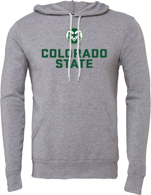Colorado State Bella + Canvas Fleece Hood Colorado State w/ Primary Mark