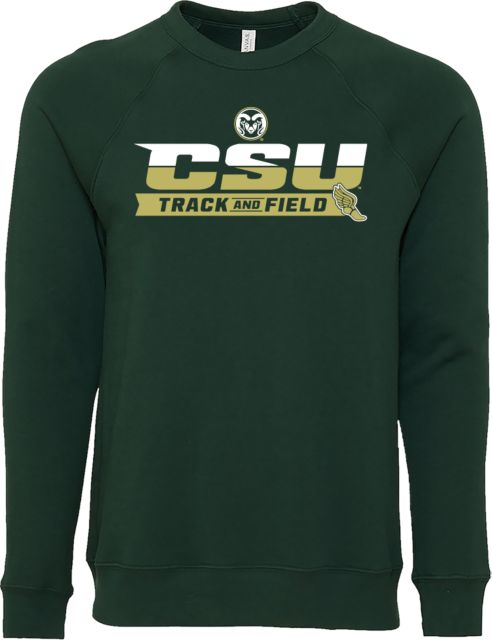 Colorado State Bella + Canvas Fleece Crew CSU - FInish Line Track and Field