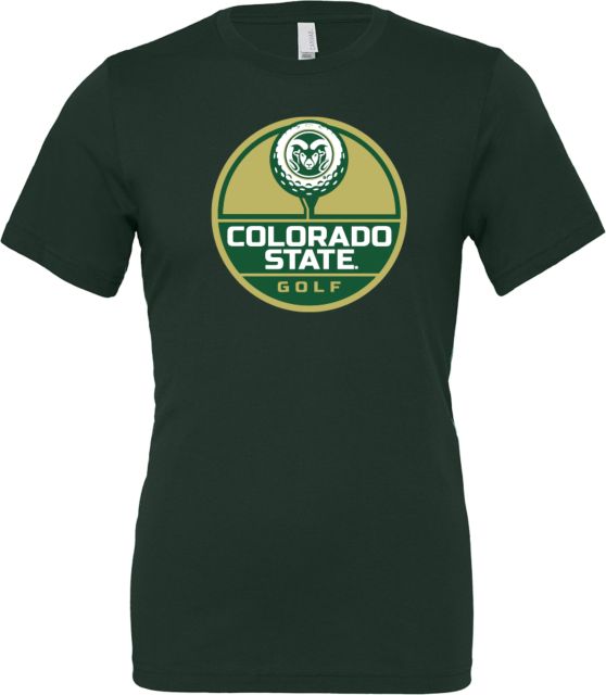 Colorado State Bella + Canvas Jersey Cotton T Shirt Colorado State - Tee Off Golf