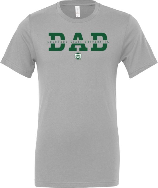 Colorado State Bella + Canvas Jersey Cotton T Shirt Colorado State University Dad