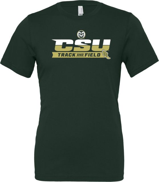 Colorado State Bella + Canvas Jersey Cotton T Shirt CSU - FInish Line Track and Field