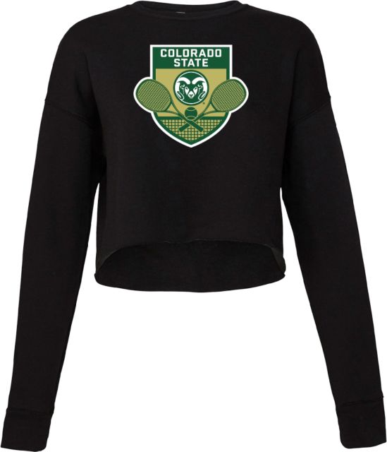 Colorado State Bella + Canvas Cropped Fleece Crew Colorado State - Tee Off Golf