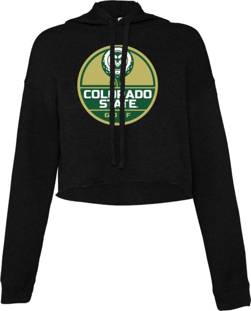 Colorado State Bella + Canvas Cropped Fleece Hood Colorado State - Tee Off Golf