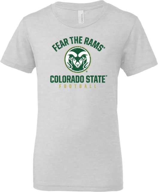 Colorado State Bella + Canvas Youth Jersey T Shirt Fear the Rams - Colorado State Football