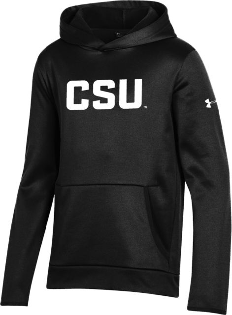 Colorado State Youth Under Armour Fleece Hoodie Colorado State Primary Athletics Mark - UA