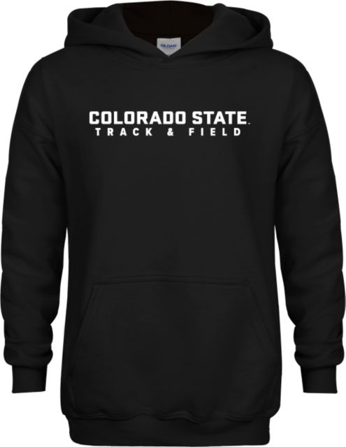 Colorado State Youth Fleece Hoodie Colorado State Official Wordmark - Track and Field
