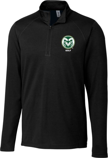 Colorado State Clique Ice Pique Half Zip Colorado State Primary Athletics Mark - Golf