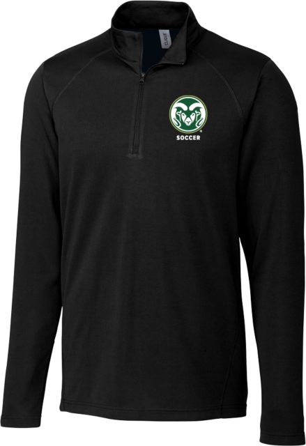 Colorado State Clique Ice Pique Half Zip Colorado State Primary Athletics Mark - Soccer
