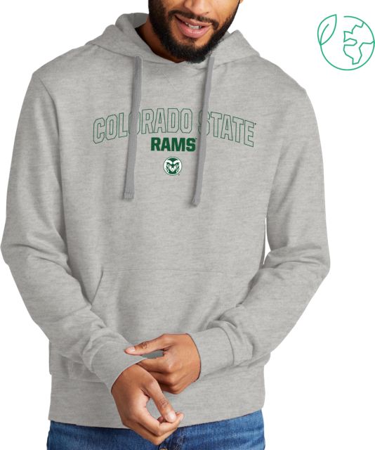 Colorado State Allmade Light Organic French Terry Pullover Hoodie State w/ Colorado State Primary Mark Basketball - Net