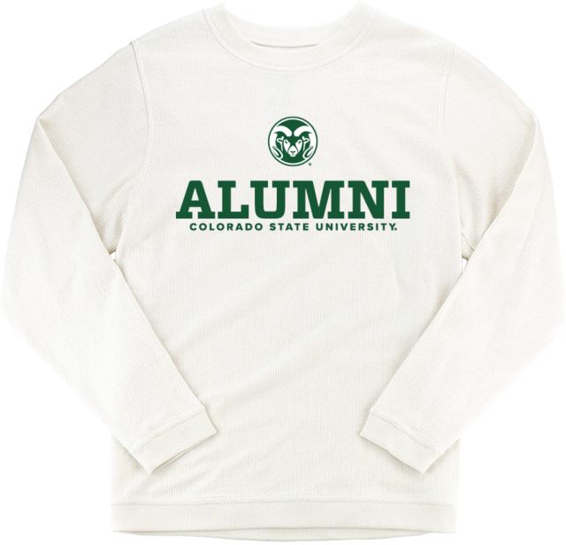 Colorado State Boxercraft Corded Crew Colorado State Alumni Stacked