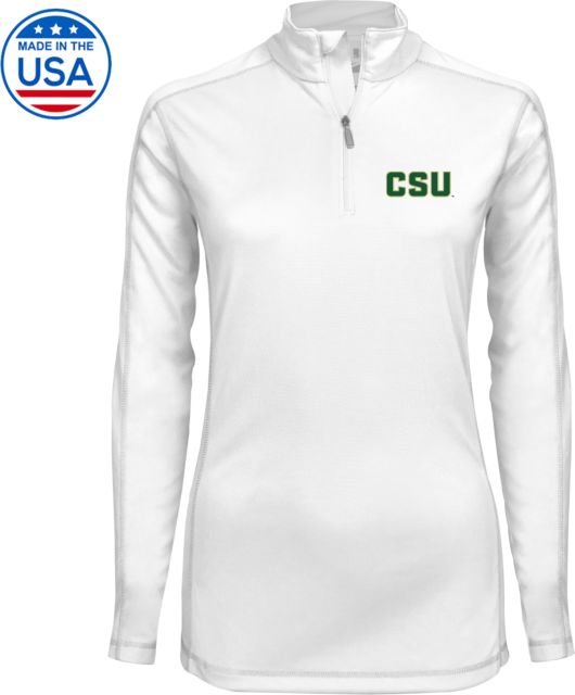 Colorado State Womens Syntrel Interlock 1/4 Zip Colorado State w/ Primary Mark
