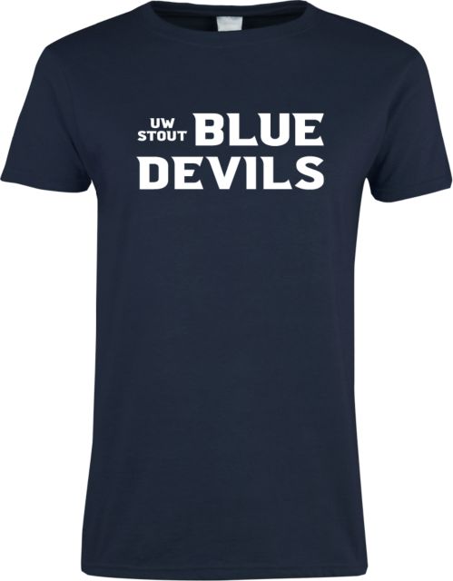 UW Stout Ladies T Shirt Devils Stacked - ONLINE ONLY