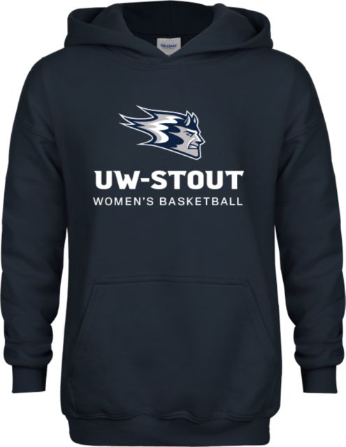 UW Stout Youth Fleece Hoodie Womens Basketball - ONLINE ONLY