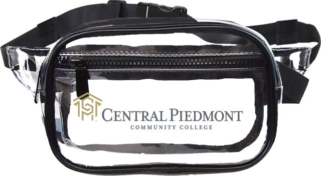 Central Piedmont Clear Fanny Pack Central Piedmont CC Horizontal - ONLINE ONLY