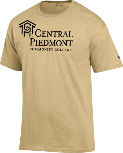 Central Piedmont Champion T Shirt Central Piedmont CC Stacked - ONLINE ONLY