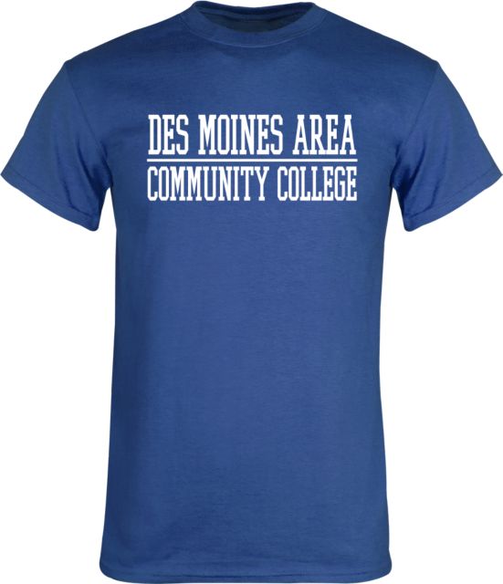 Des Moines T Shirt Stacked Des Moines Area Community College - ONLINE ONLY