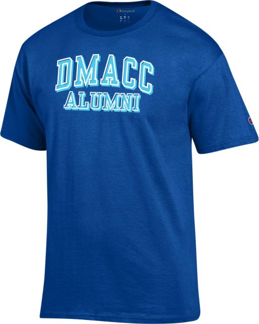 Des Moines Champion T Shirt DMACC - Alumni Outline Shadow - ONLINE ONLY