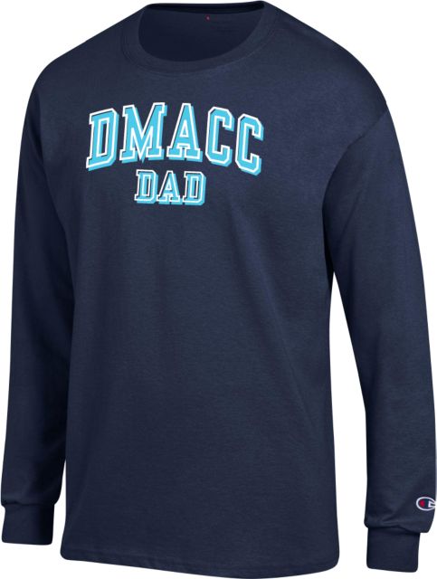 Des Moines Champion Long Sleeve T Shirt DMACC - Dad - ONLINE ONLY