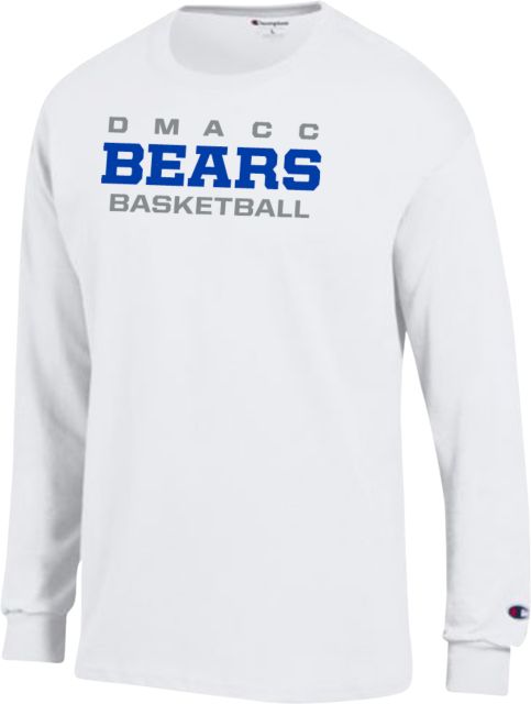 Des Moines Champion Long Sleeve T Shirt DMACC - Basketball - ONLINE ONLY