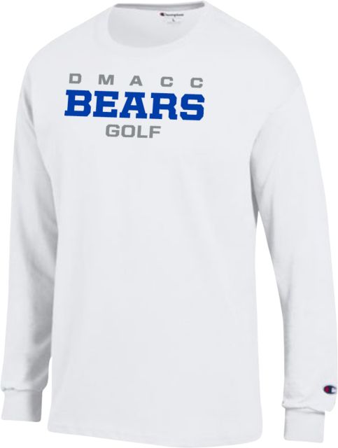 Des Moines Champion Long Sleeve T Shirt DMACC - Golf - ONLINE ONLY