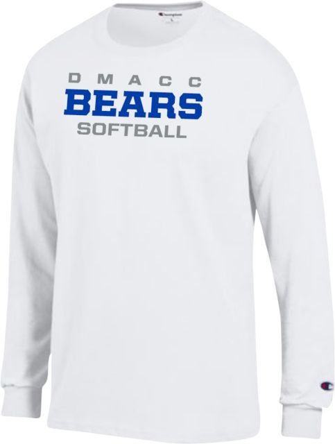 Des Moines Champion Long Sleeve T Shirt DMACC - Softball - ONLINE ONLY