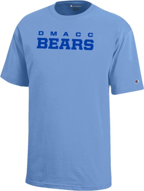 Des Moines Champion Youth Short Sleeve Tee DMACC Bears Wordmark - ONLINE ONLY