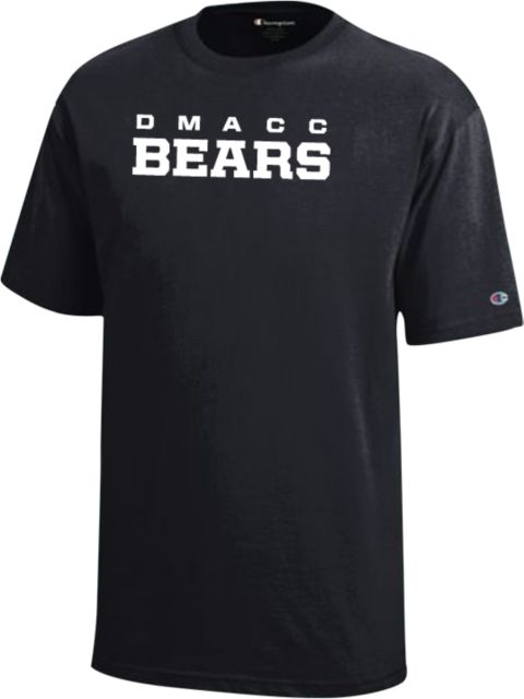 Des Moines Champion Youth Short Sleeve Tee DMACC Bears Wordmark - ONLINE ONLY
