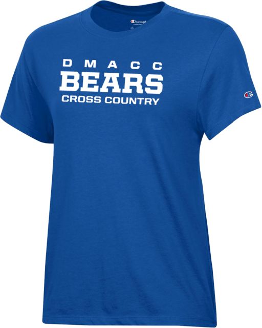 Des Moines Champion Womens Core Short Sleeve Tee DMACC - Cross Country - ONLINE ONLY