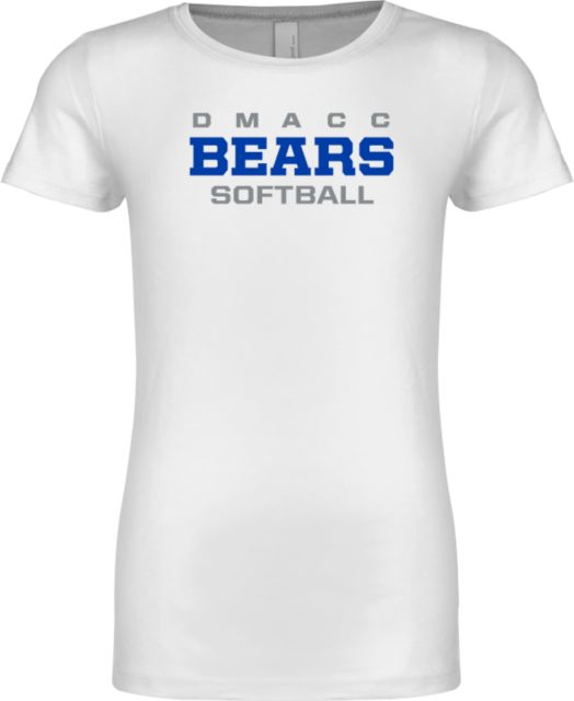 Des Moines Next Level Girls Fashion Fit T Shirt DMACC - Softball - ONLINE ONLY