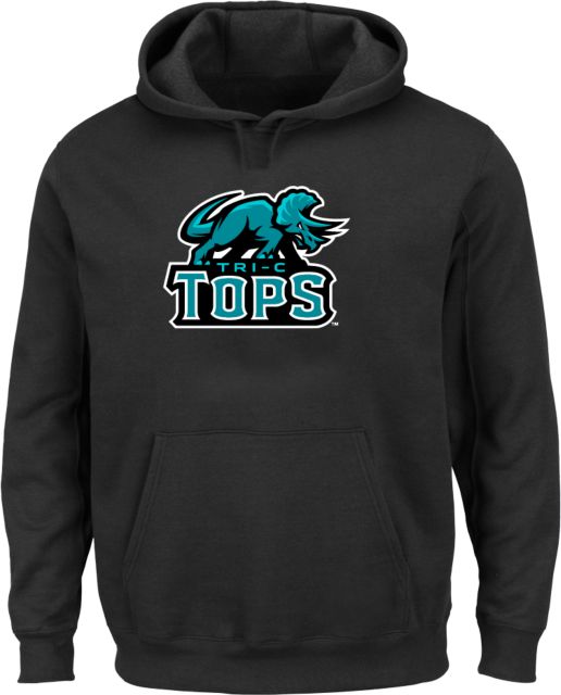 Cuyahoga CC Extended Hoodie Tri-C Tops Mascot Mark - Plus - ONLINE ONLY